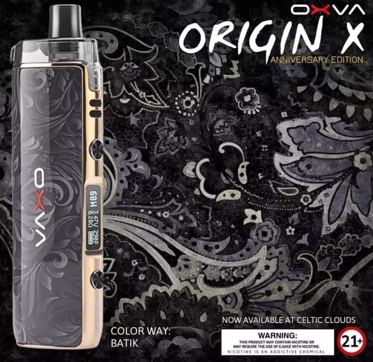 OXVA Origin X 3in1- Anniversary Eddition content media