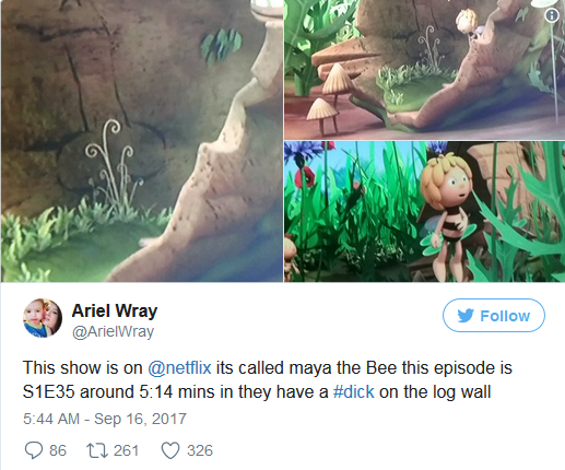 Dayum! Huge penis found embedded in kiddie show by Netflix! content media