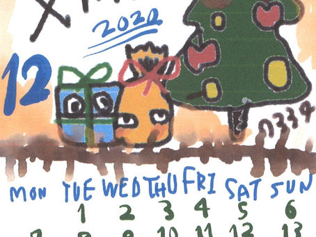 12月のカレンダーです。