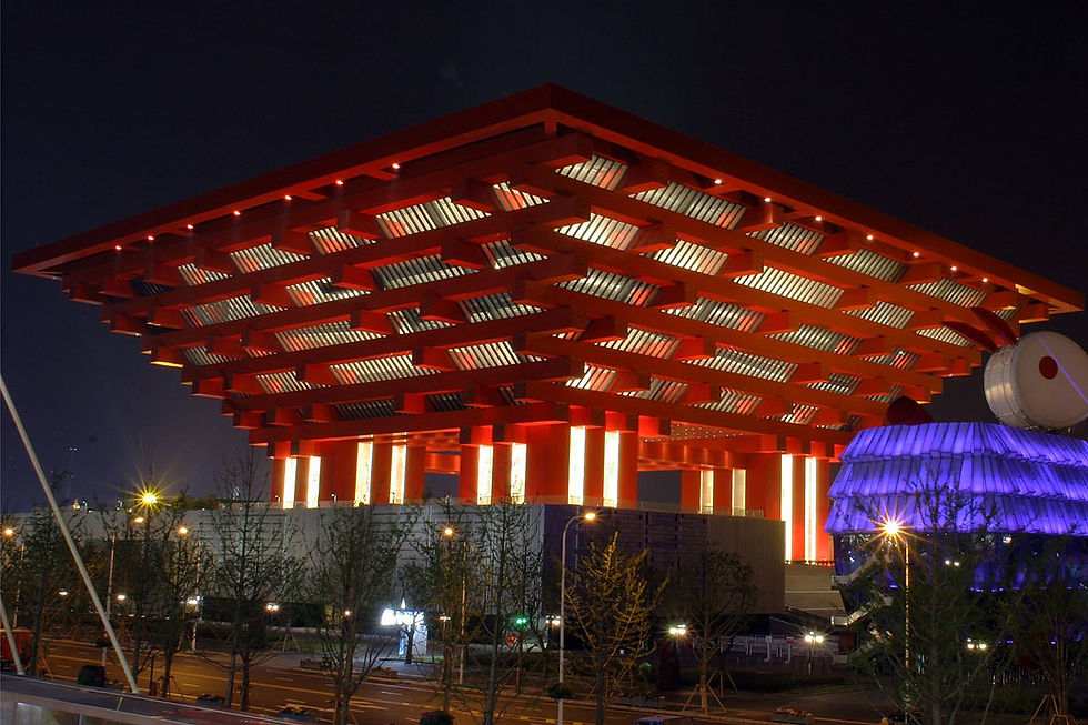 China Pavilion ในงาน Expo 2010 ที่เซี่ยงไฮ้