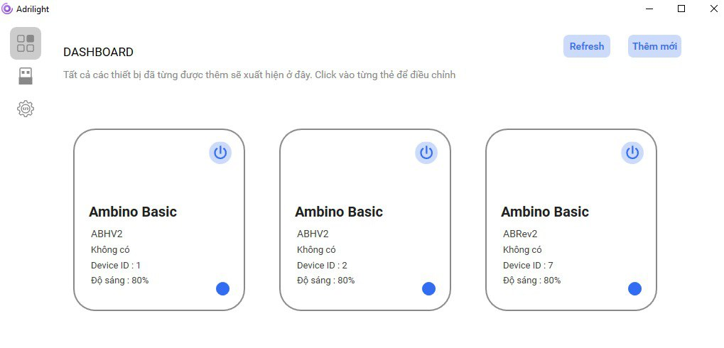 Ambino mở trải nghiệm App Adrilight phiên bản 20210806 Beta nhận được nhiều phản hồi tích cực của khách hàng content media