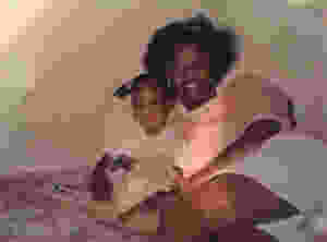 (Pictured: Baby Zina and her mom)