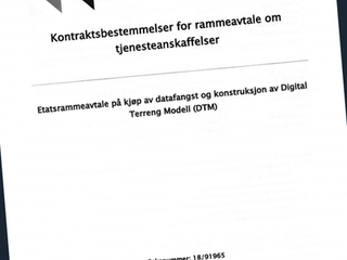Frame agreement Statens Vegvesen