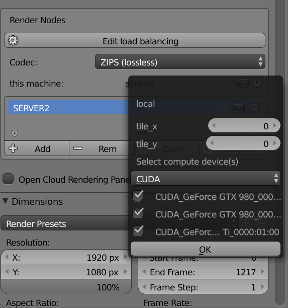 Saved local compute device list isn't updated when moving existing .blend file to a new host. content media