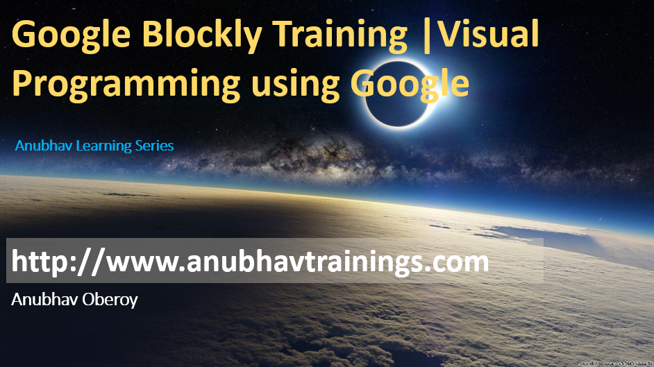 Google Blockly and Scrach Training