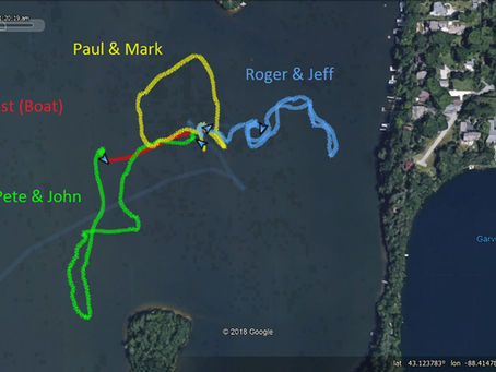 7/17 Okauchee 1st dive w no vis and an angry man...