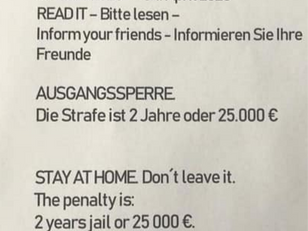 🇩🇪 حظر تجول وإلا 25000 € غرامة