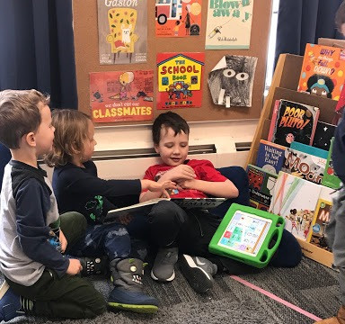 early intervention student visits general education classroom