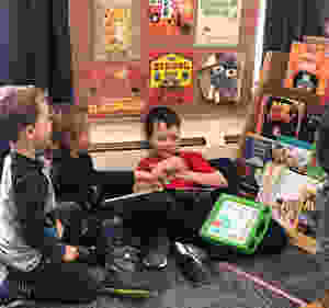 early intervention student visits general education classroom
