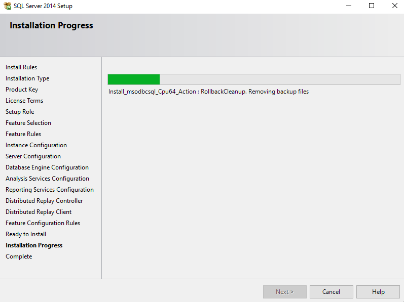 install sql server 2014 standard