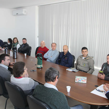 Reunião debate segurança pública no município