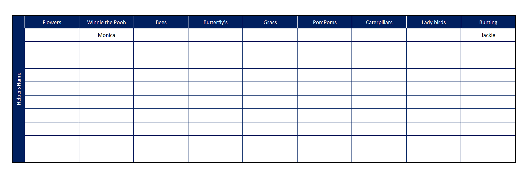 Helpers list content media