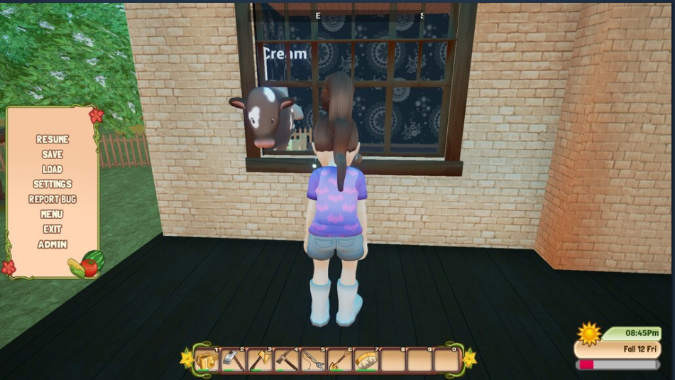 Cow stuck in house :( content media