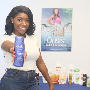 Pérola visita fábrica da Oasis