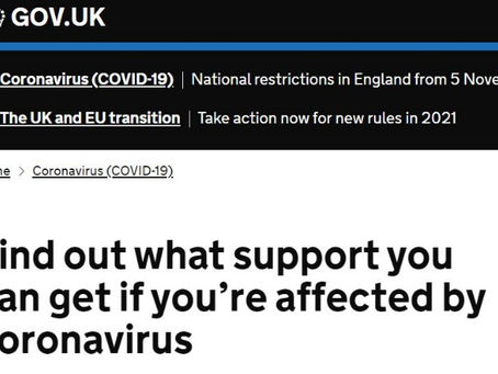 Government Coronavirus support as it stands
