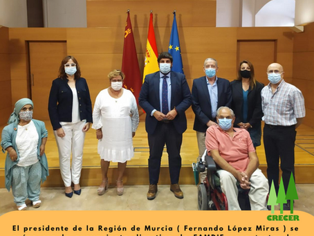 Reunión Famdif - Presidente de Murcia ( 1-Sep-2020 )
