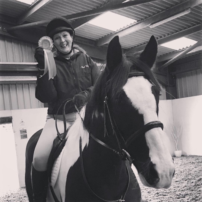My first rosette aged 46!!