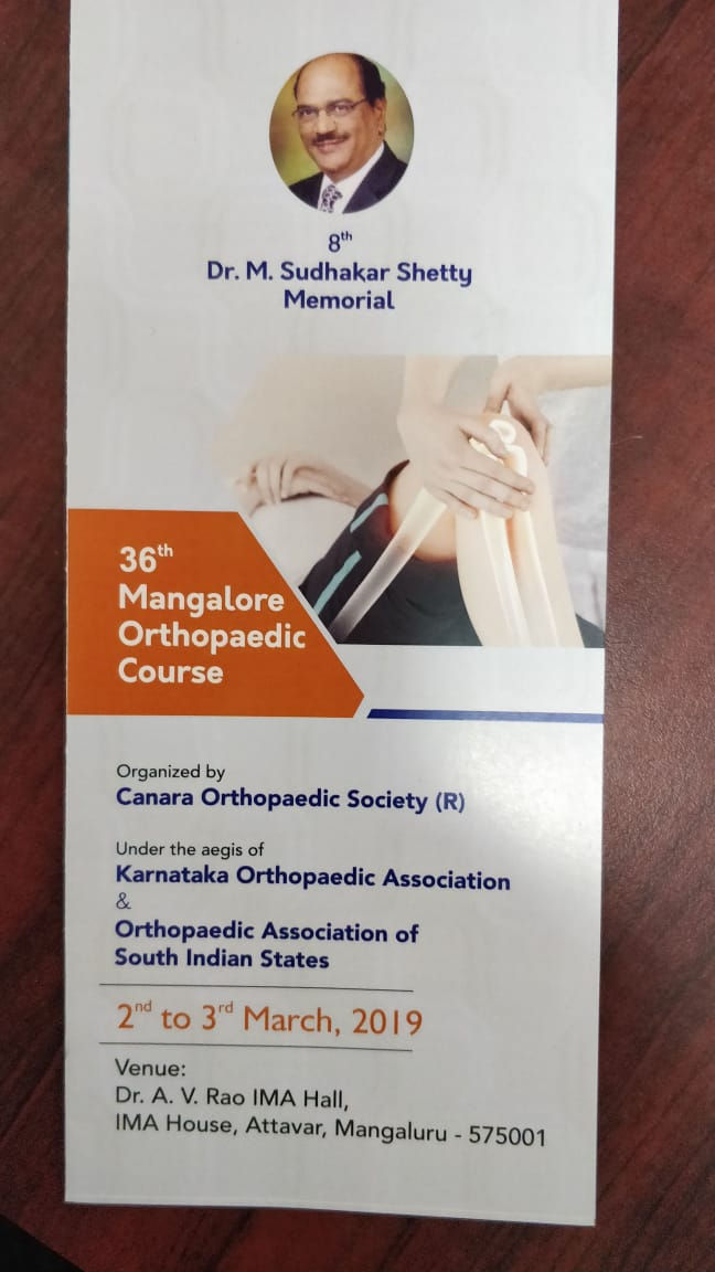 Orthopaedic Conferences CME PG Teaching Courses