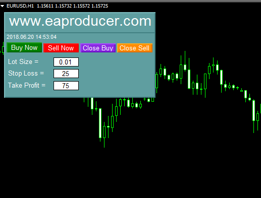 Trade Panel EA MT4 MT5