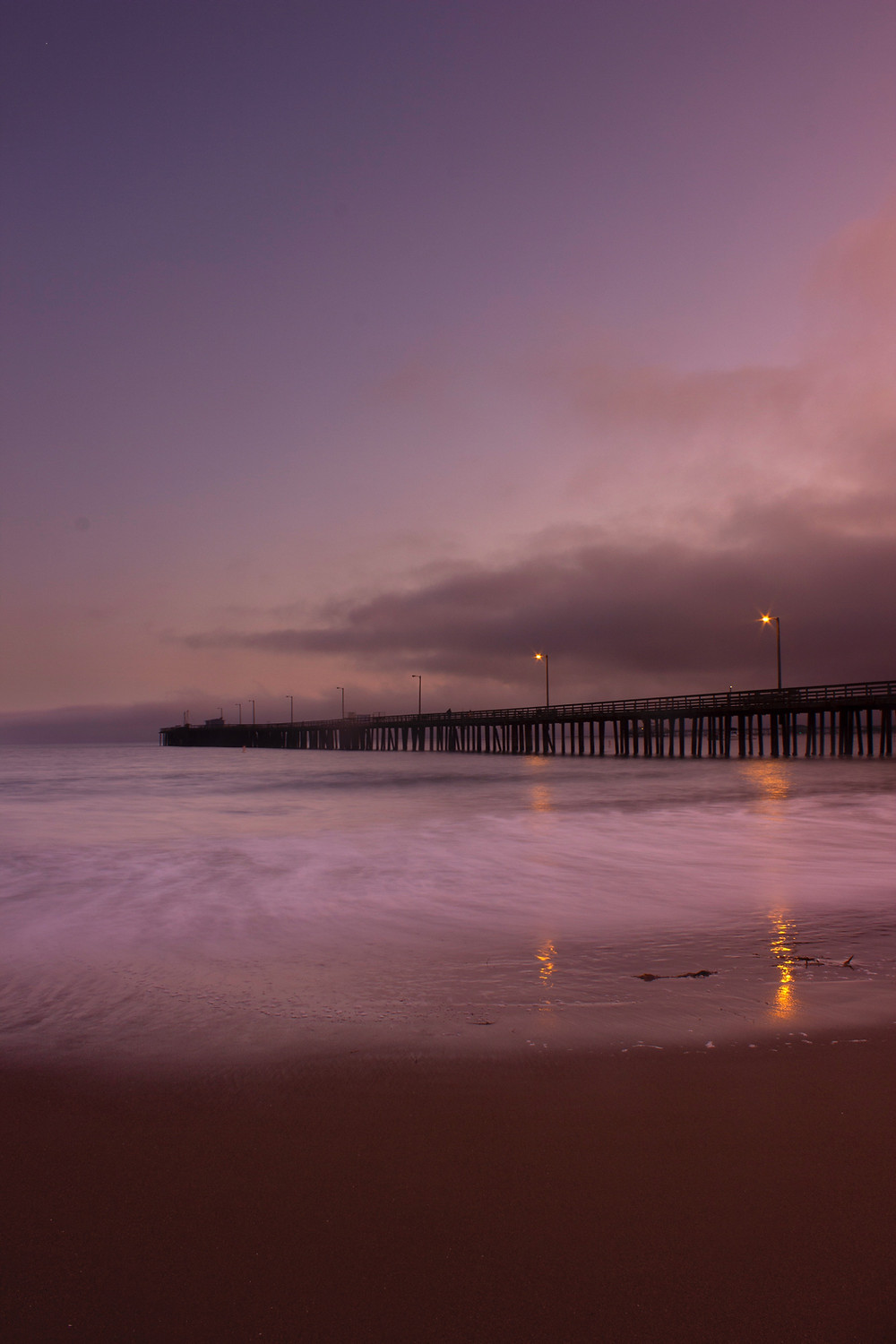 Sunset at Avila Beach on the Pacific Coast Highway