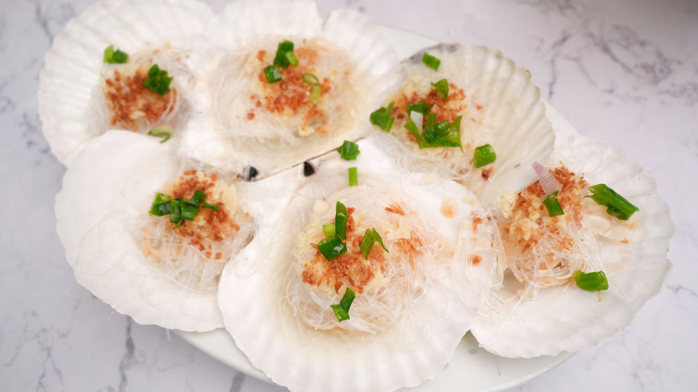Steamed Scallops with Vermicelli and Garlic Lazy Cook's Recipes