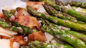 Asparagus with Bacon & Parmesan 