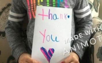 Schlegel students say thank you to doctors and nurses