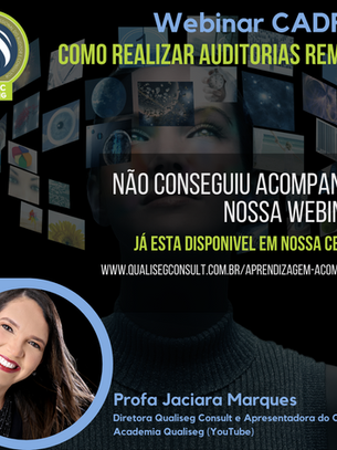 Webinar - Disponível na CADPAC