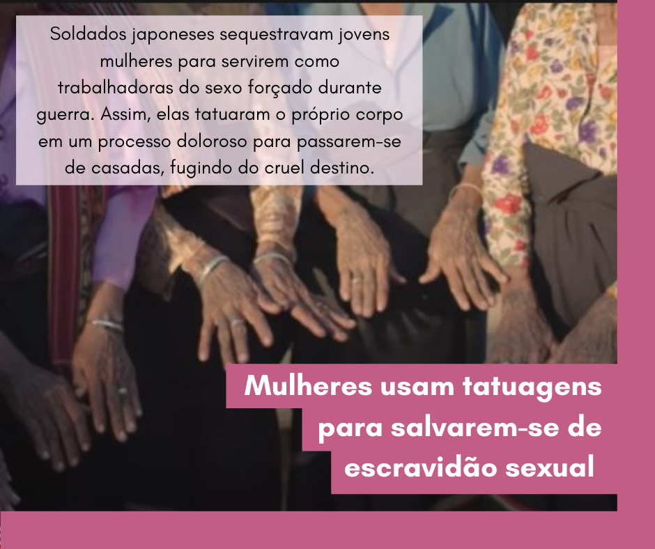 Mulheres usam tatuagens para salvarem-se de escravidão sexual content media