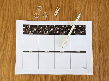 Free Weekly Planner Download