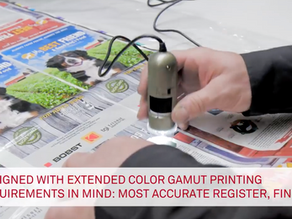 Consistencia total del color en el proceso ampliado de impresión Flexográfica.
