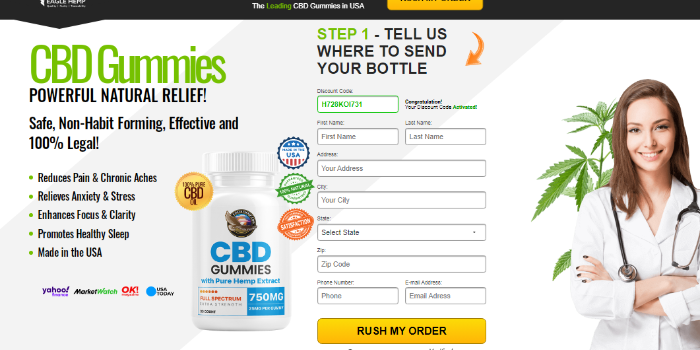 Eagle Hemp CBD Gummies: Natural CBD Formula With Vital Benefits content media