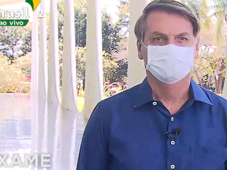 PRESIDENTE JAIR BOLSONARO TESTA POSITIVO PARA COVID-19