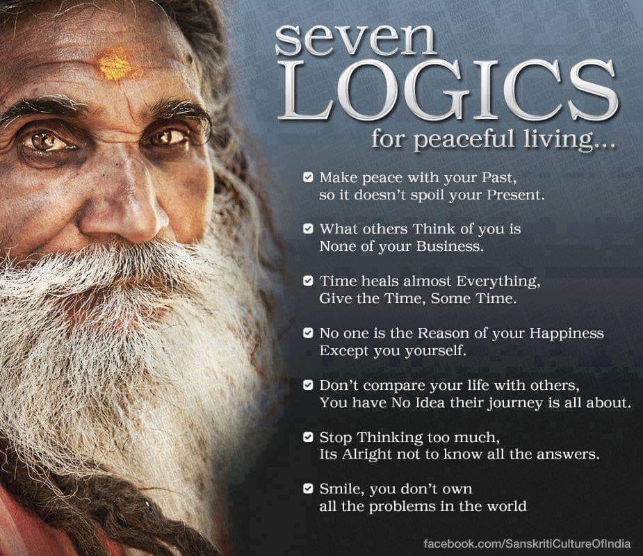 The Seven Logics for a peaceful living! content media