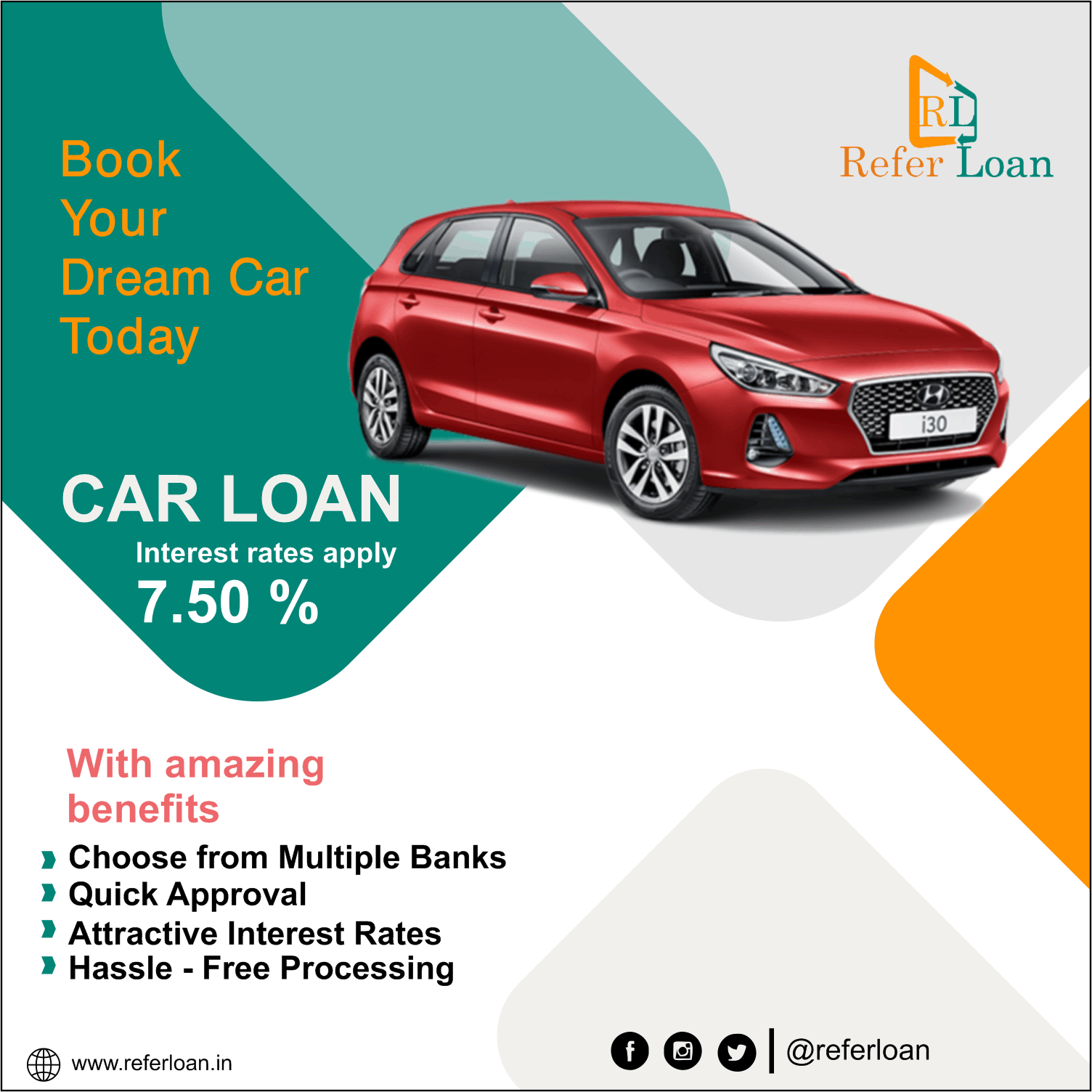 Referloan provide loan for each and every car models content media