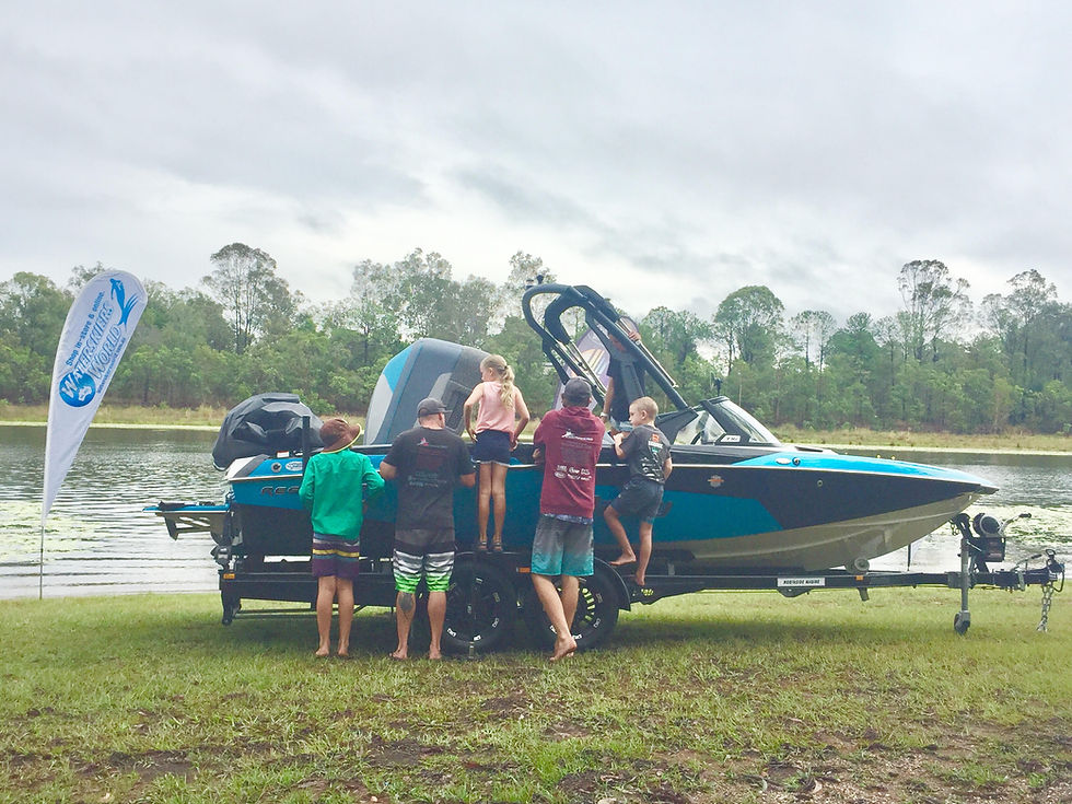 Checking out the new Malibu at Lake Kurwongbah