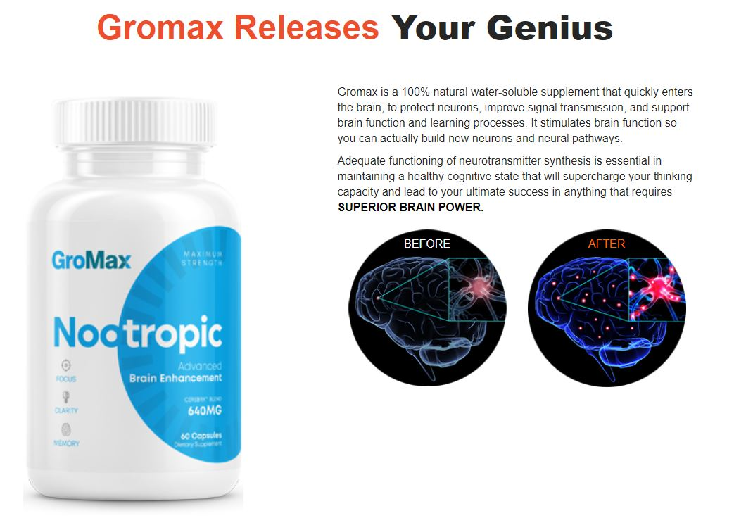 GroMax Nootropic Reviews – Hoax Or Real Product? content media