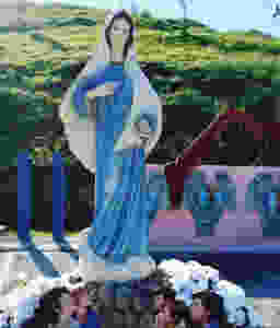 Imagem de Nossa Senhora Rainha da Paz no Santuário das Aparições de Jacareí - SP - Brasil
