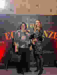 Elena Corte and Paola Corte at Forbes Party