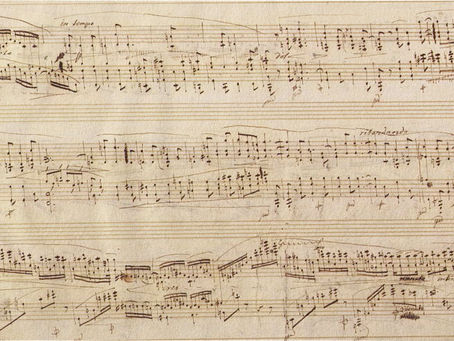 Selección de los manuscritos “Urtext” y partituras/ediciones que el compositor dejó más acabados