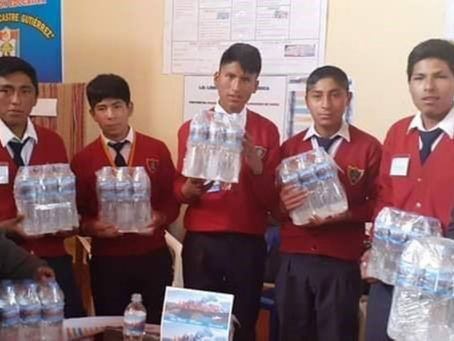 Escolares de Cusco innovan con agua mineral proveniente del nevado Ausangate
