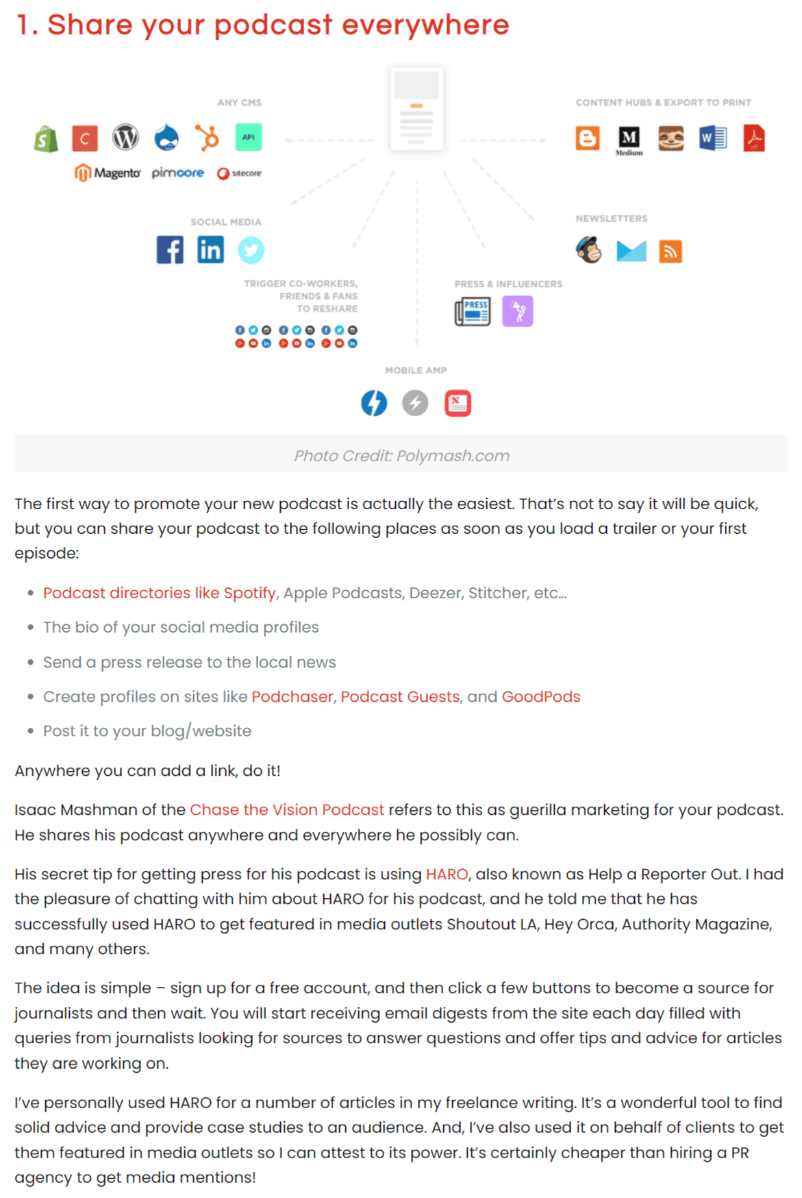 Omnicore Agency - The 5 Best Ways to Promote Your New Podcast content media