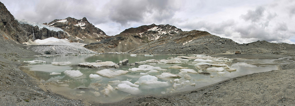 fonte des glaciers. glaciers himalaya. réchauffement climatique