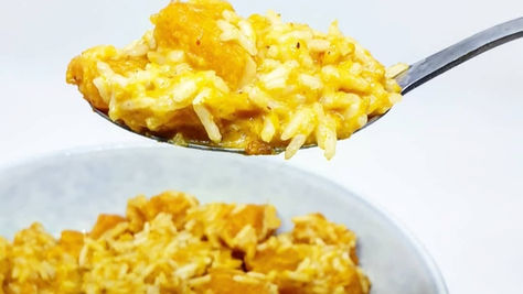 Risotto de Courge Butternut au lait de Coco