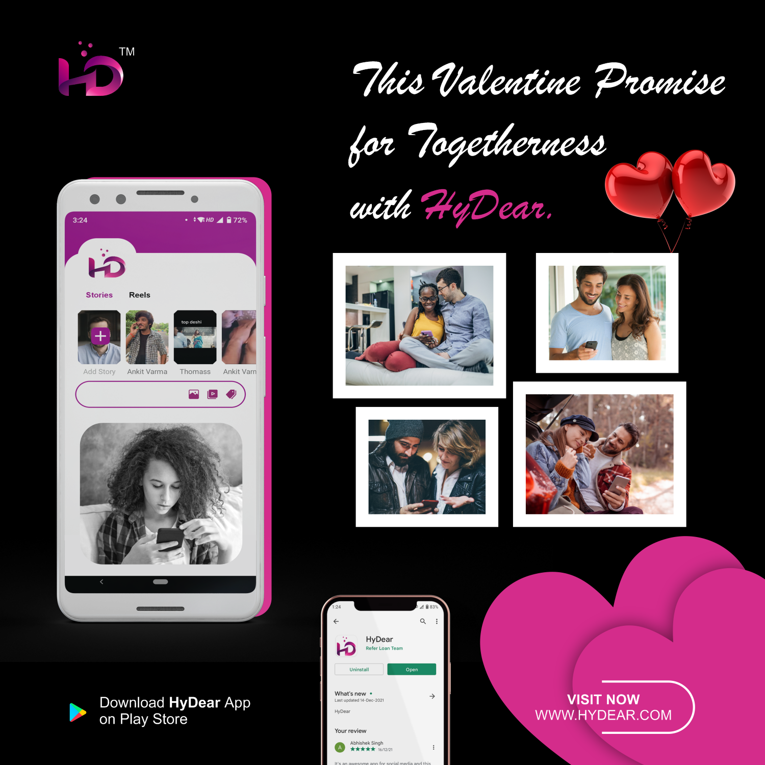 This Valentines promise for togetherness with Hydear content media