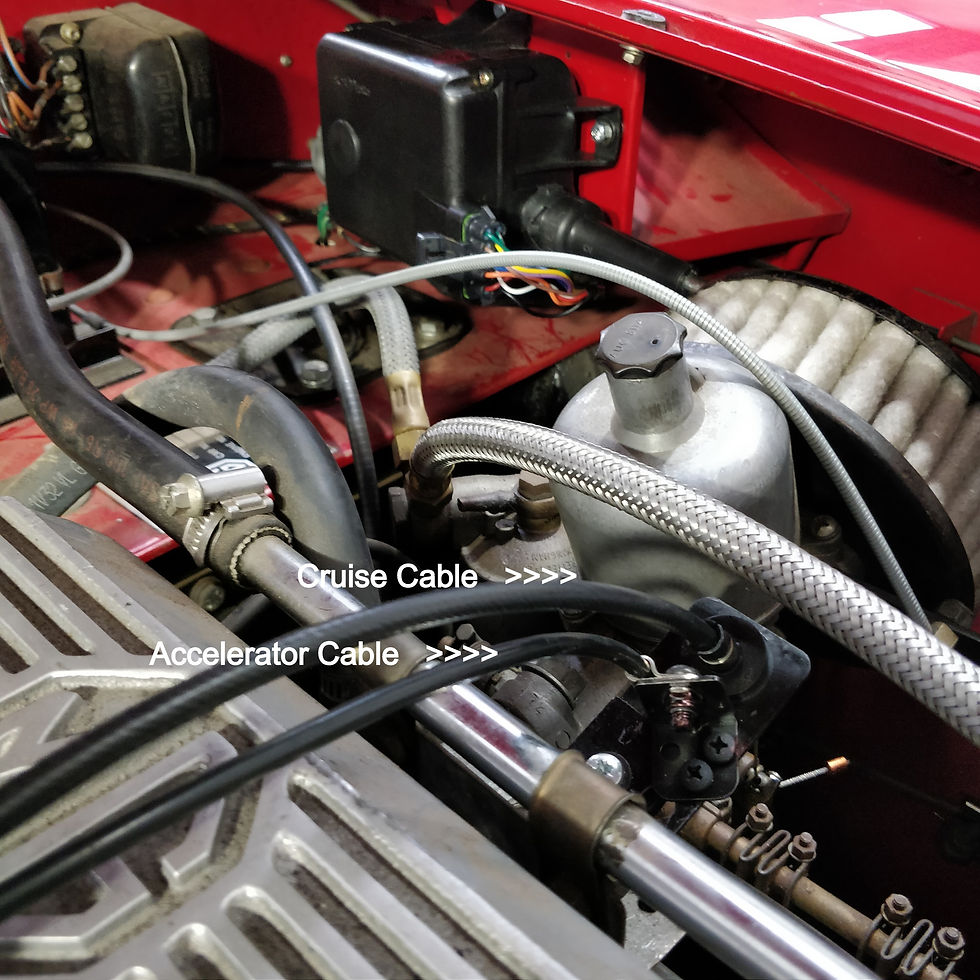 Installation of Auto Strada Cruise Control on MG 1600