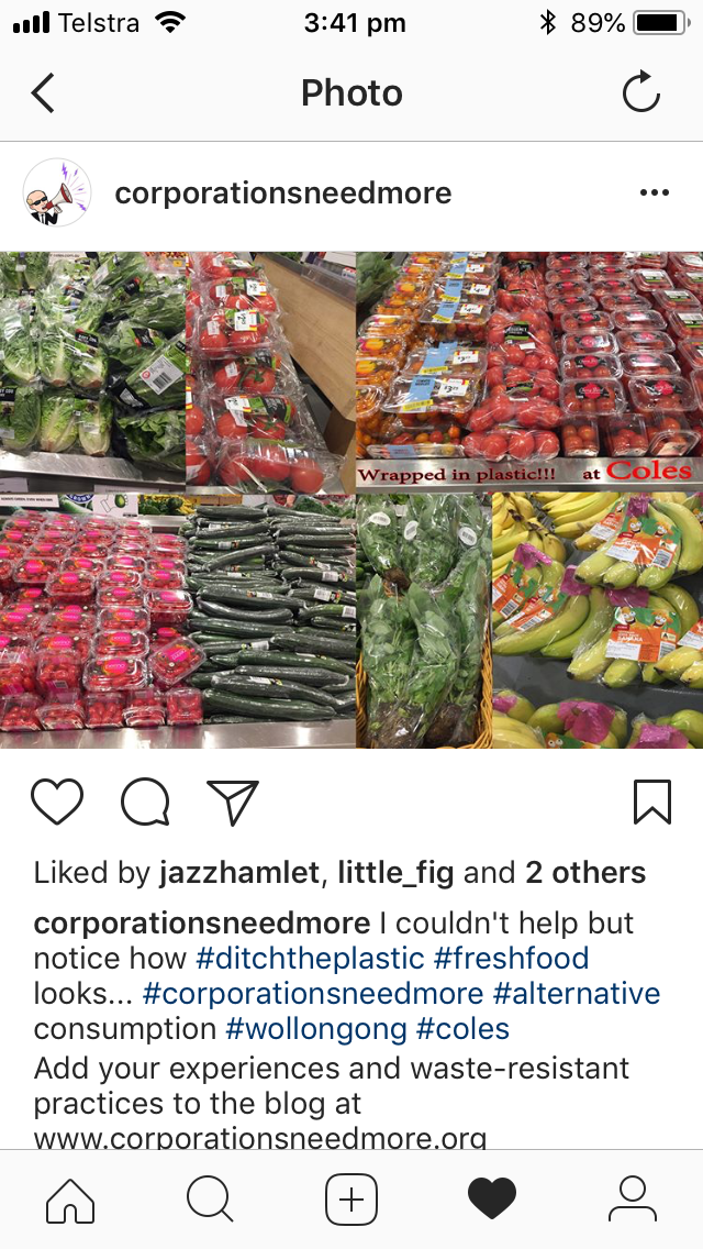 A screenshot of my Instagram post