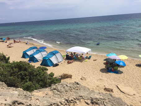 Höchster Feiertag - alle am Strand