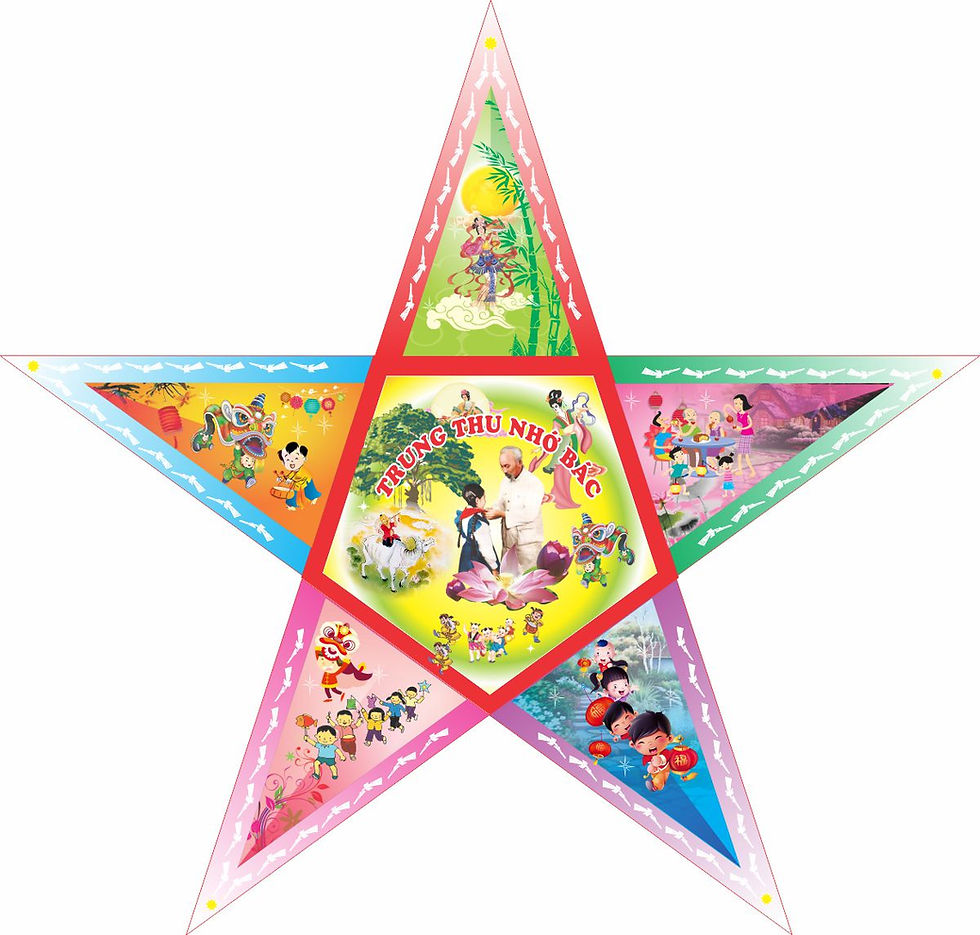 Đèn Ông Sao Trung Thu Vector Corel CDR