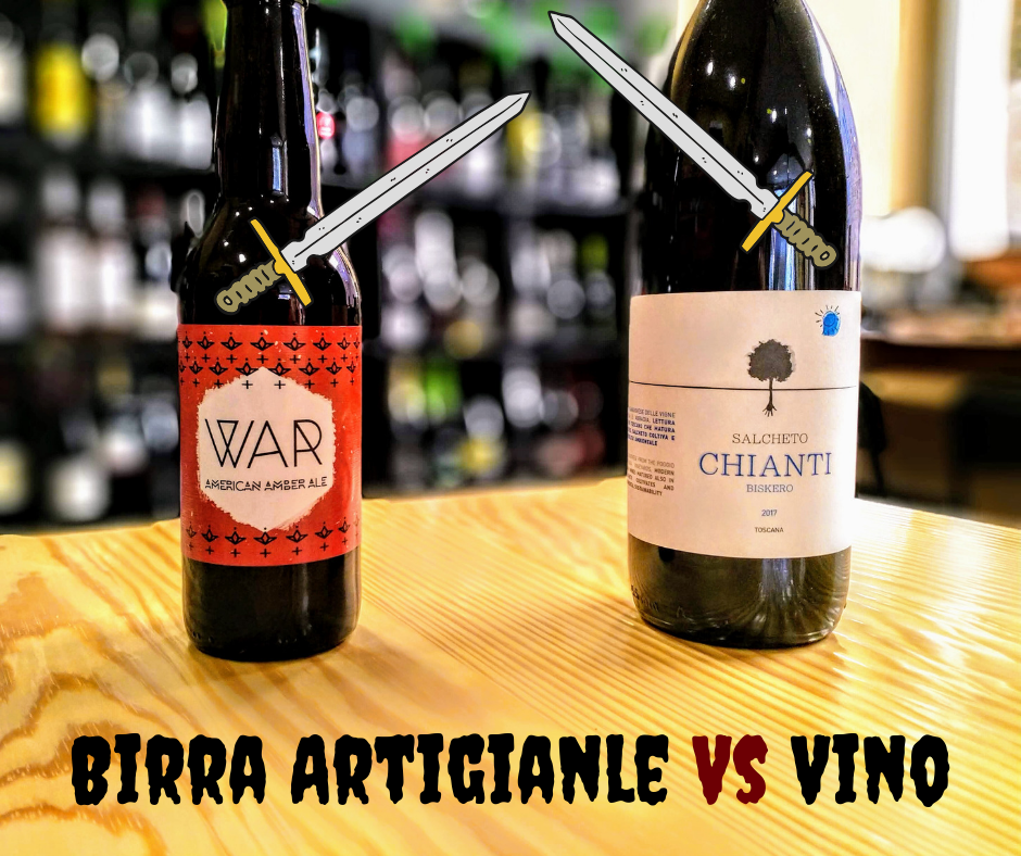 vino e birra artigianale a confronto